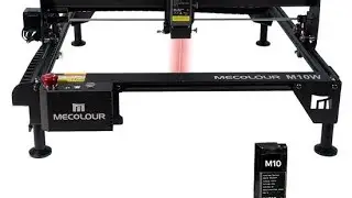 Mecolour mandou uma super máquina. Gravadora laser m10W