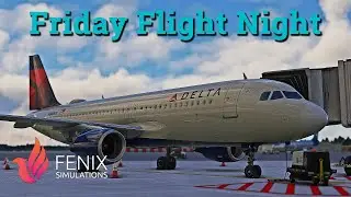 MSFS LIVE | *Friday Flight Night* Ep. 27 | Fairbanks to Seattle | Delta OPS | GSX | VATSIM