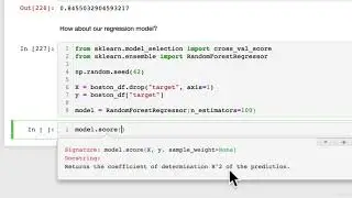 109 Evaluating A Model With Cross Validation and Scoring Parameter | Creating Machine Learning Model