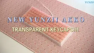 FOR RGB Enthusiasts - YUNZII AKKO Clear Keycap Set