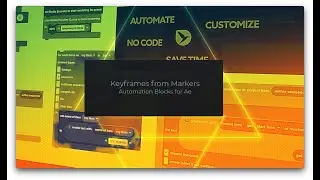 After Effects: Keyframes from Markers