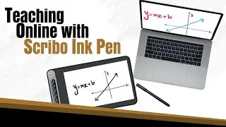 HUION Scribo Pen Review For Teachers - Teaching Online with a Real Ink Pen - Scribo PW 310