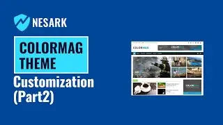 How to customize colormag wordpress theme footer section (P-2) | Nesark