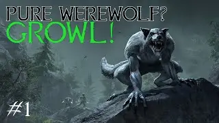 SKYRIM: Growl | Pure Werewolf Build | #1