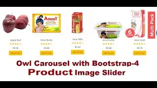 Owl Carousel with Bootstrap 4 -Product Image Slider