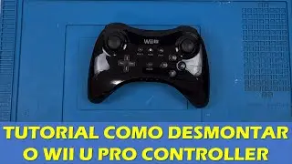 COMO DESMONTAR O PRO CONTROLLER DO WII U E MONTAR NOVAMENTE! TUTORIAL PASSO A PASSO