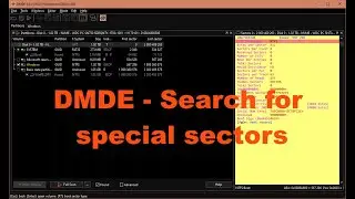 DMDE search for special sectors