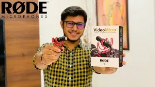 Rode VideoMicro Compact On-Camera Microphone Unboxing and Review (2021) // HINDI