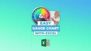 How To Create An Easy Gauge Chart In Excel #SHORTS