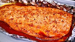 Foil Baked Honey Garlic Salmon Recipe - Easy Baked Salmon