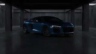 Redshift Render + Animation Audi R8 v10