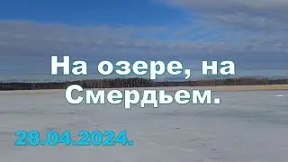 Зимняя рыбалка всё? Озеро Смердье 28.04.2024. Весенняя погода, окушки и сорожка.