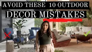 AVOID the BIGGEST OUTDOOR DECOR MISTAKES | EASY & BUDGET FRIENDLY FIXES |  HOUSE OF VALENTINA