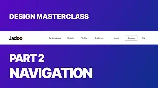 Part 2  - Navigation - Landing page design master class