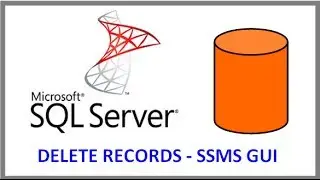 SQL Server -- DELETE RECORDS FROM TABLE VIA SSMS GUI