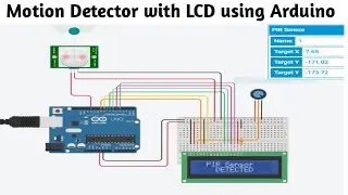 #30 PIR Sensor Tinkercad with LCD | Tinkercad circuit project | tinkercad arduino  tinkercad circuit