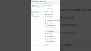 Google Sheet | Dynamic Dropdown 