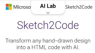 Transform any hand-drawn design into a HTML code with AI | Sketch2code