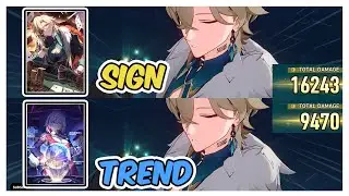 Aventurine LC Trend of the Universal Market vs Signature Shield Damage Comparison - Honkai Star Rail