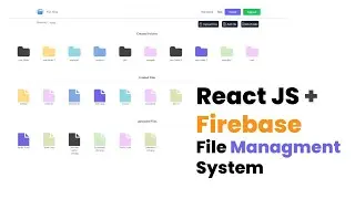 File Management System | Reactjs | Firebase | Redux #reactjs #firebase #filemanager #googledrive