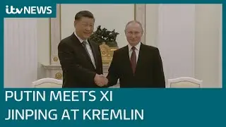 Xi Jinping puts on calculated show of solidarity with Vladimir Putin during Russia visit | ITV News