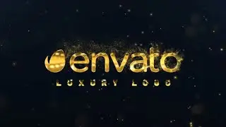 Golden Logo Reveal (After Effects template)