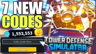 *NEW UPDATE* ROBLOX TOWER DEFENSE SIMULATOR CODES 2024 | TOWER DEFENSE SIMULATOR CODE