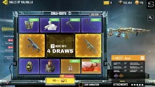 4 Spins on Double Legendary Draw CODM | HALLS OF VALHALLA Draw COD MOBILE