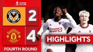 Mainoo Scores First United Goal! | Newport County 2-4 Manchester United | Emirates FA Cup 2023-24