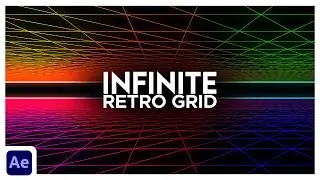 ✅After Effects Tutorial | Retro Sci-Fi 3D Grid