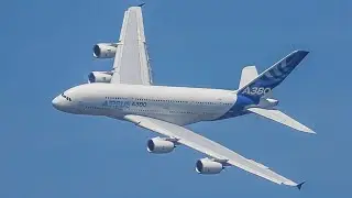 PARIS AIR SHOW 2023 warm-up - AIRBUS A380 AIRSHOW recap