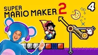 Super Mario Maker 2 EP4 Eep's Perilous Poison Passage Level Build | Mother Goose Club Let's Play