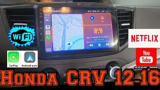 2013 Honda CRV How to remove the radio Install  Carplay Android Auto mirror cast Netflix youtube