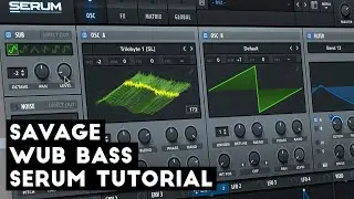 SAVAGE DNB WUB BASS in SERUM