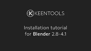 How to Install KeenTools Blender Pack in Blender 2.8–4.1