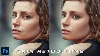 Photoshop Skin Retouching Easy Trick 🔥