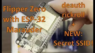 Flipper Zero - ESP32 w/Marauder - Wifi - Dolphin Experimenters Board