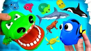 Learn Zoo Wild Animals Names Educational Toys Video For Children #14