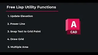 Land Survey Lisp Routines in AutoCAD | Essential Utilities for Efficient Drafting