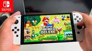 New Super Mario Bros. U Deluxe OLED Nintendo Switch Gameplay