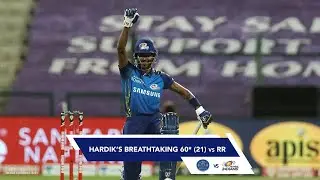 Hardik Pandya's Breathtaking 60* Against Rajasthan Royals