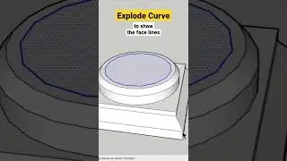 explode curve to show the face lines 