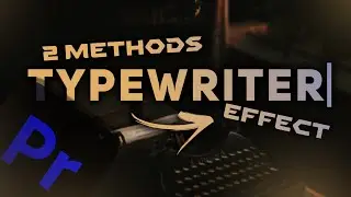 Typewriter Text Animation - Adobe Premiere Pro