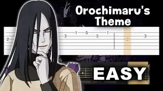 Naruto - Orochimaru's Theme - Guitar tutorial (TAB)