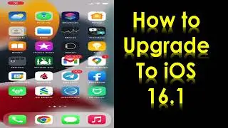 How to Upgrade iOS to 16.1 in iPhone | iPhone 15 to 16 Update | iPhone Upgrade from Previous Version