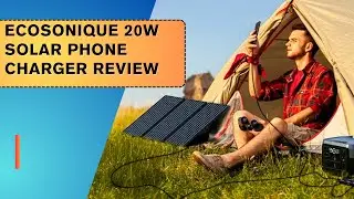 Ecosonique 20 Watt Solar Phone Charger Review ✅Outshine the Grid✅