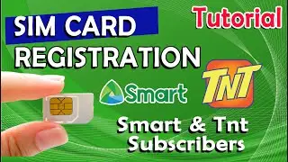 Paano Mag register ng Sim card Tutorial for Smart Telecom Sim card user | Sim Card Registration