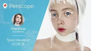 Елена Шейдлина с парнем на воздушном шаре l Periscope - 25.08.16