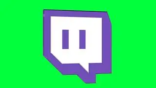 Twitch Green Screen Logo Loop Chroma Animation