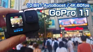GoPro 11 10-Bit 4K 60fps test in Akihabara, Japan
